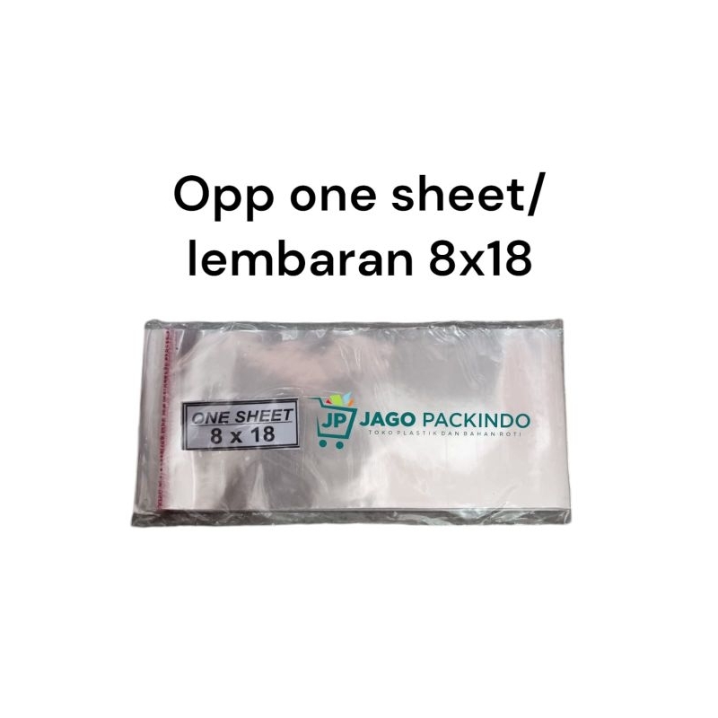 

PLASTIK OPP LEMBARAN PLASTIK ONE SHEET PLASTIK KUE LAPIS UKURAN 8×18