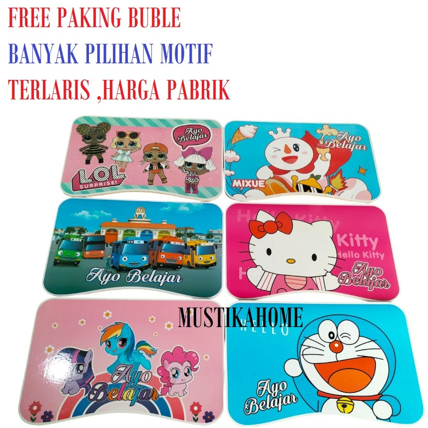 MEJA BELAJAR LIPAT KARAKTER MEJA LIPAT ANAK AYO BELAJAR FREE PAKING BUBLE WRAP