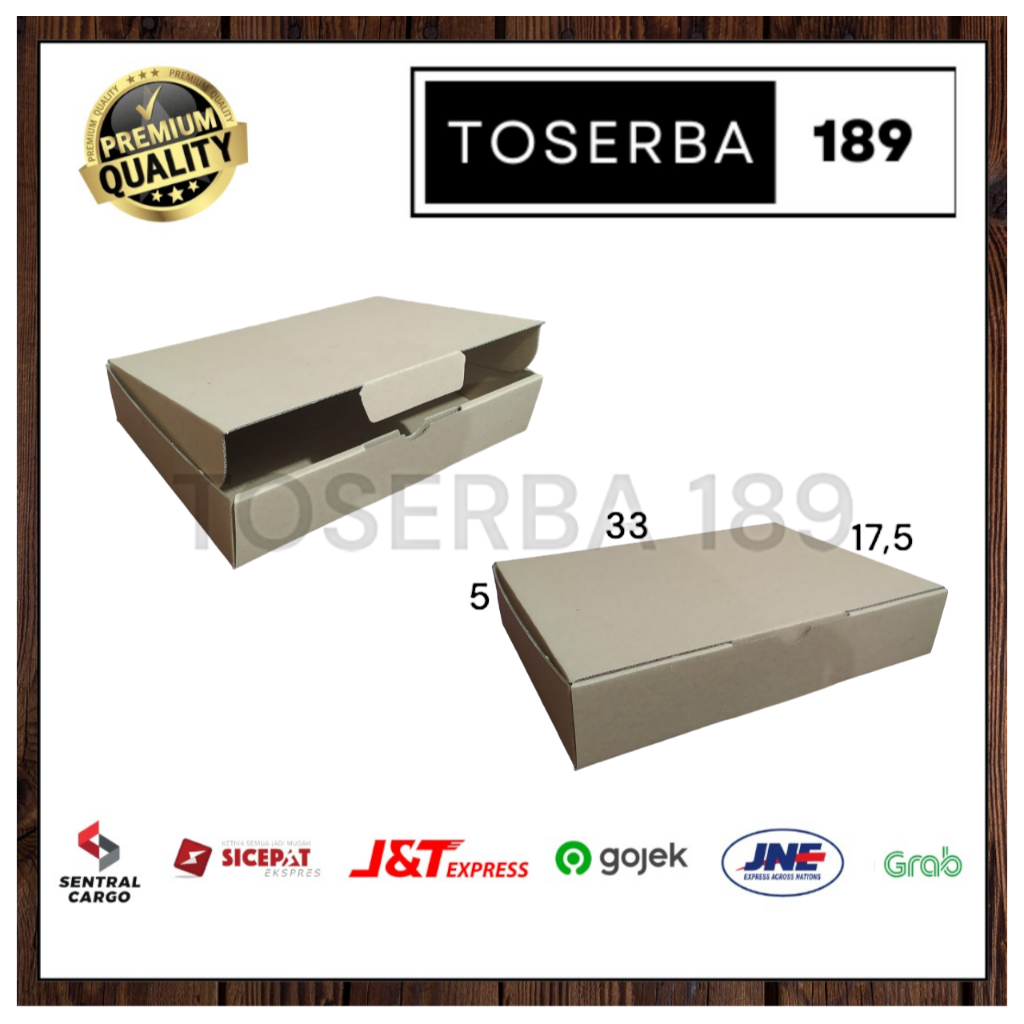 

kardus packing diecut/box pizza uk 33x17,5x5 cm