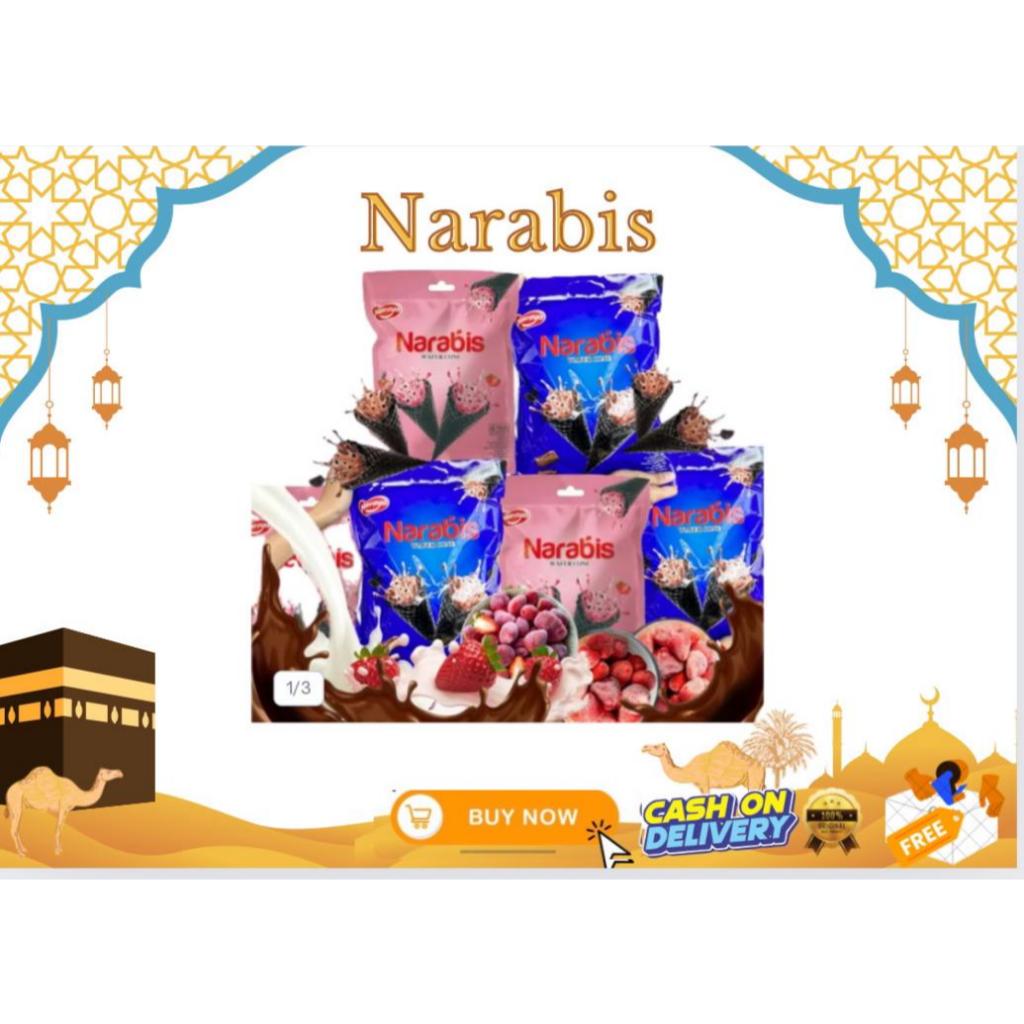 

Naraya Narabis Wafer Cone 220gr Strawberry dan Chocolate - wafer cone 220g