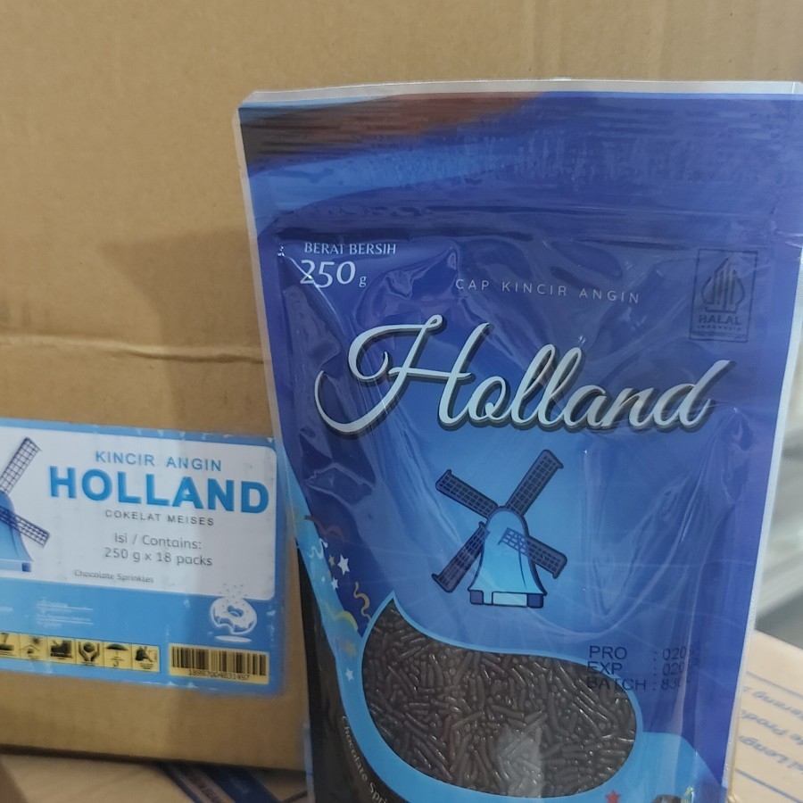 

Meses HOLLAND 250gr Meises Ziplock Coklat Butir Cokelat