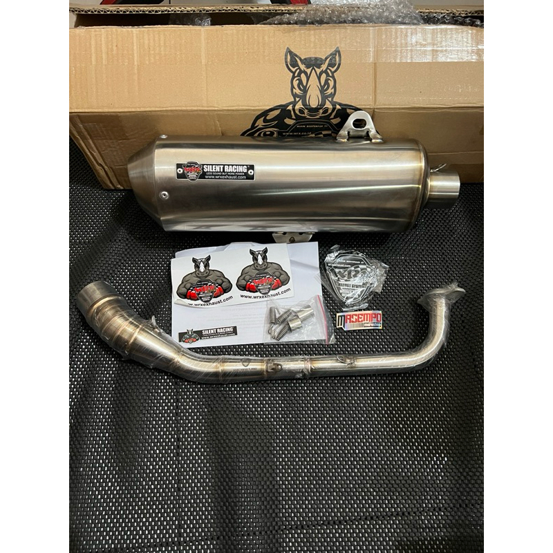 Knalpot NMAX TURBO WRX SILENT RACING V5