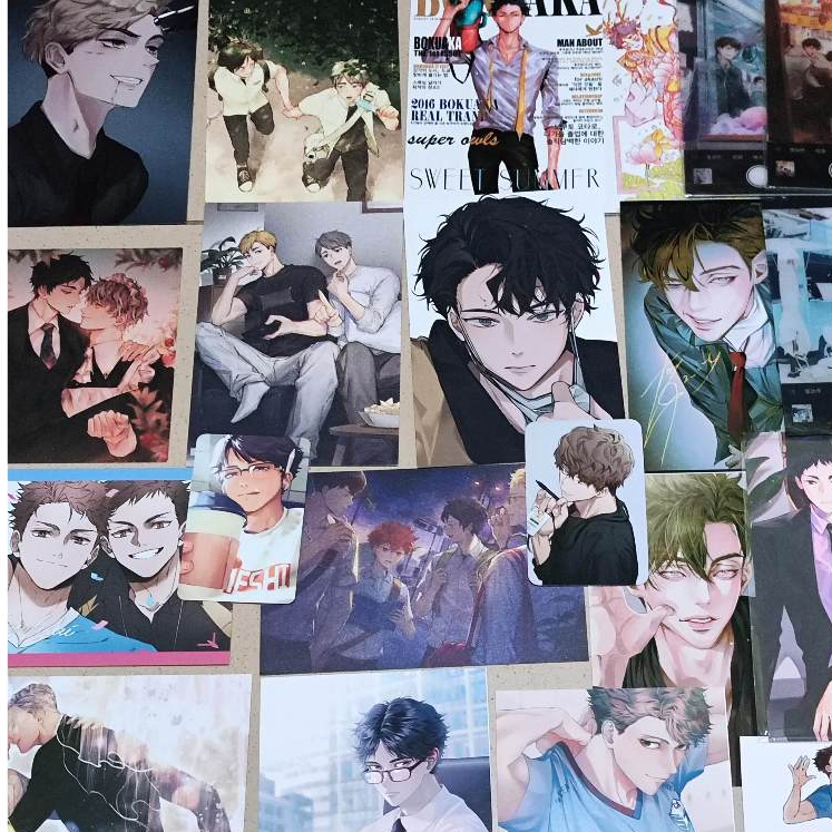 (Ready Min. beli 2 pcs) Postcard Photocard Fanmerch Haikyuu