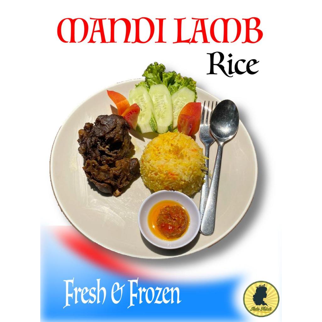 

Nasi Mandi Daging Kambing Frozen, Enak, Murah, Rasa bisa diadu dengan yang lain