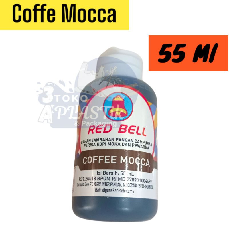 

PASTA PERISA RASA COFFE MOCCA MERK RED BELL 55 ml