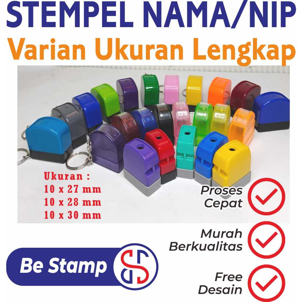 

Cetak Stempel NAMA & NIP , DOKTER, PROMO DLL