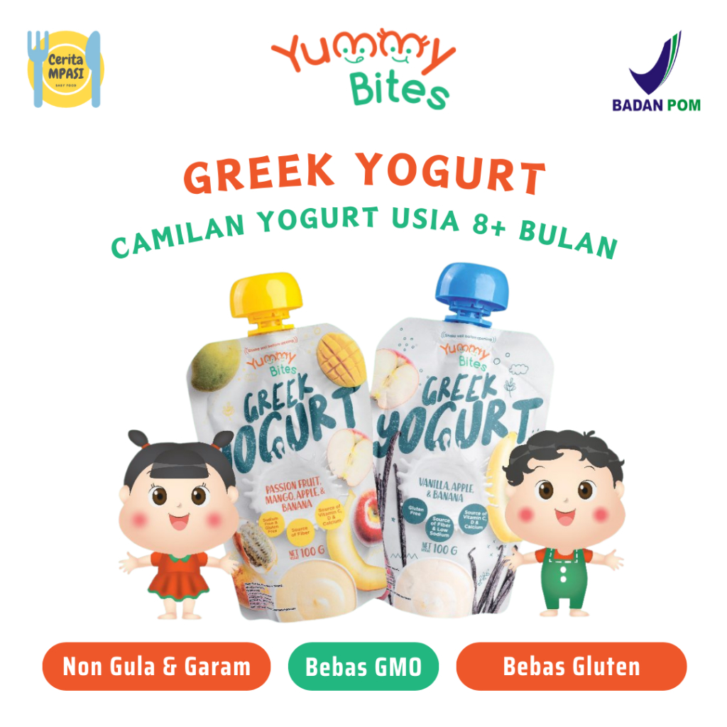 

Yummy Bites Greek Yogurt | Snack Bayi | Camilan Anak | MPASI 8 Bulan