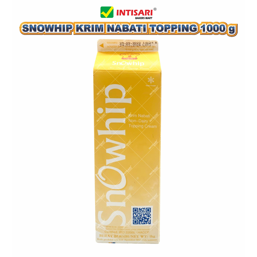 

SNOWHIP KRIM NABATI TOPPING CREAM 1000 G