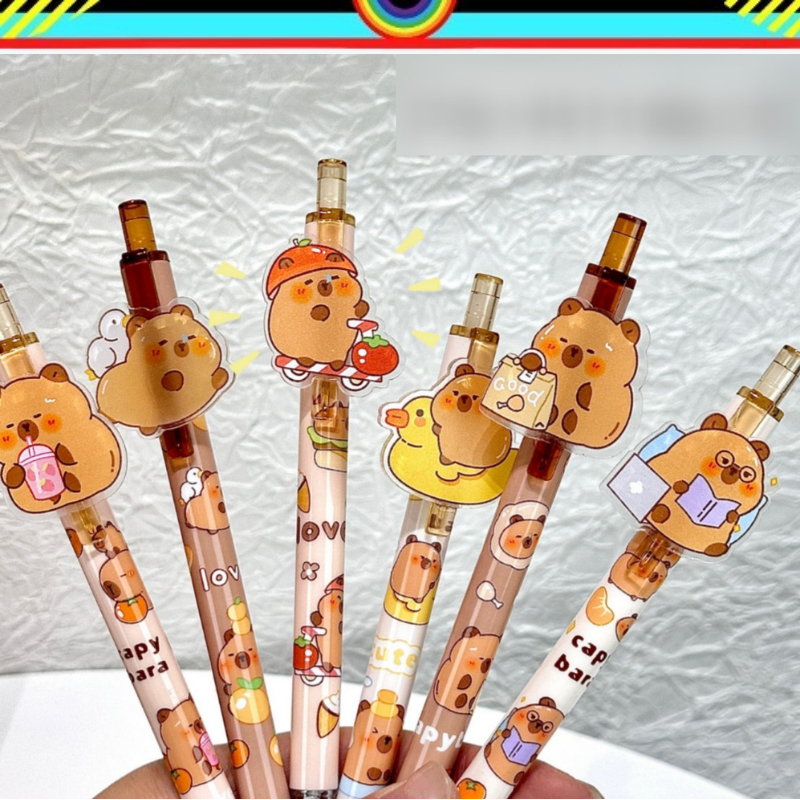 

PULPEN MIKA CAPYBARA TINTA HITAM | PULPEN GEL TINTA HITAM CAPYBARA 0.5MM | PULPEN CETEK MIKA | CAPYBARA | CAPIBARA | CAPY BARA | PULPEN CETEK MIKA CAPYBARA