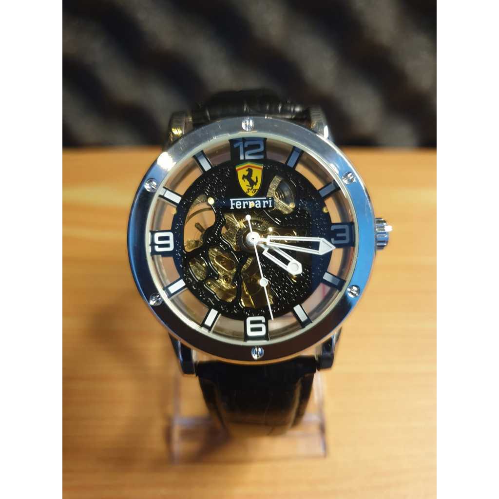 JAM TANGAN KEREN PREMIUM FERRARI AUTOMATIC