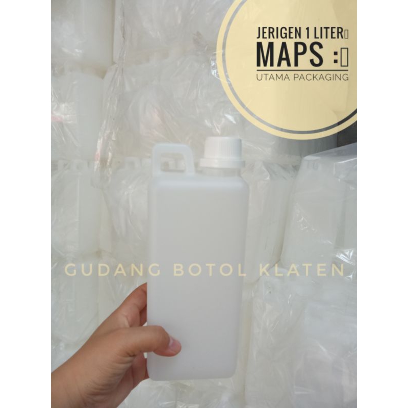 Jerigen 1liter | Jerigen tebal madu volume 1000ml | TERMURAH