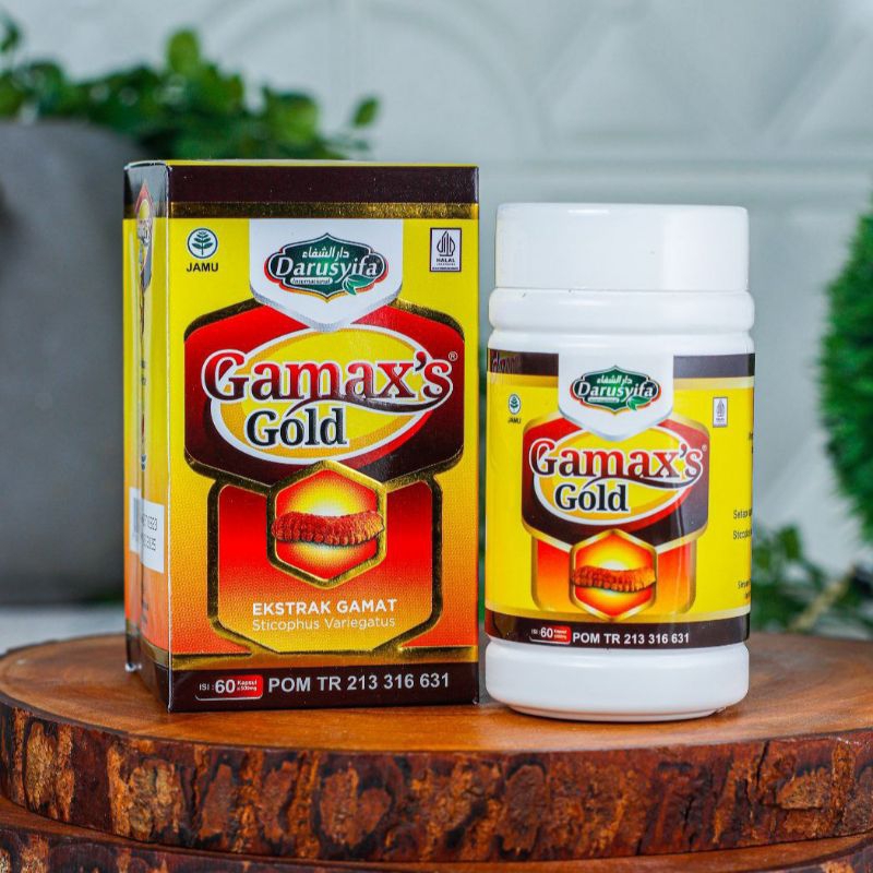 Kapsul Gamat Emas Darusyifa Kapsul isi Serbuk dan Minyak Gamaxs Gamat Kapsul isi 60