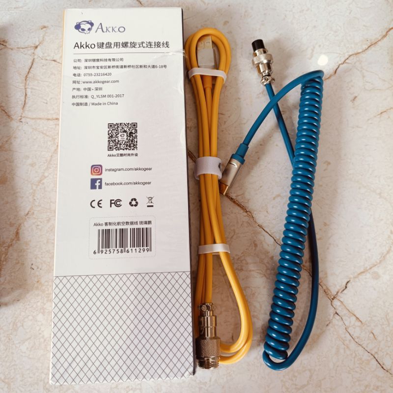 Akko Coiled Keyboard Gaming Cable