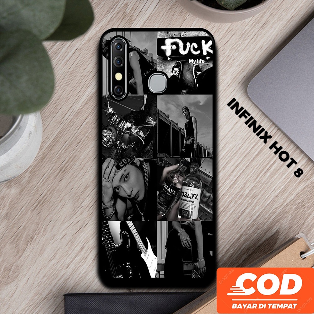 [A29] CASING HANDPHONE INFINIX HOT 8 - CASING INFINIX HOT 8 - CASING FASHION VIRAL - CASE AESTHETIC 