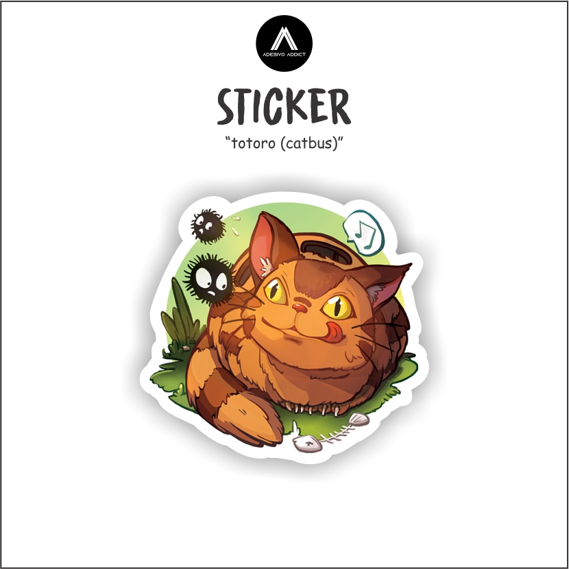 

STICKER SATUAN -GHIBLI (MY NEIGHBOR TOTORO) - STICKER AESTHETIC HELM, LAPTOP, AKSESORIS HP, ANTI AIR DAN MOTIF.