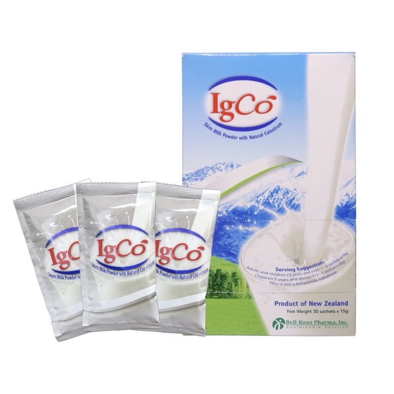 

Susu IGCO Susu Skim Bubuk IGCO Kolostrum Isi 30 Sachet 100% ORIGINAL