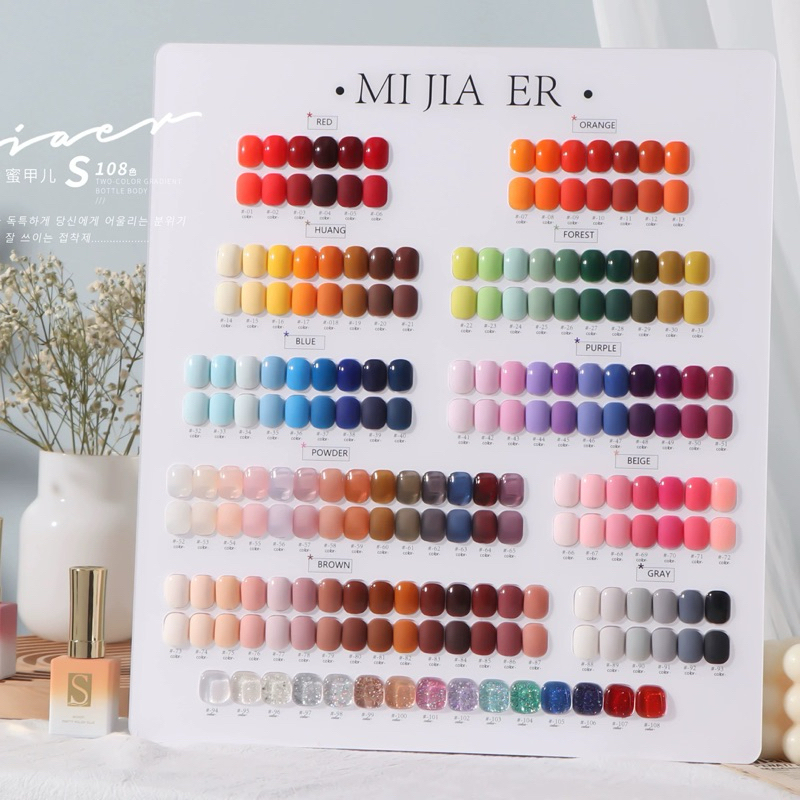 MIJIAER Set 108 WARNA FREE DISPLAY
