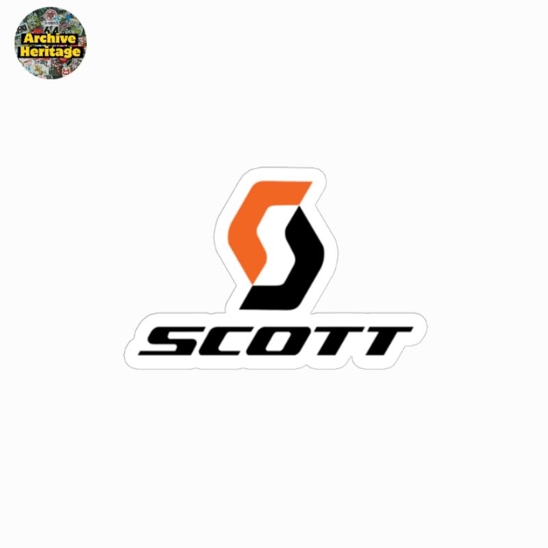 

sticker Scott bikes cycling brand stiker diecut