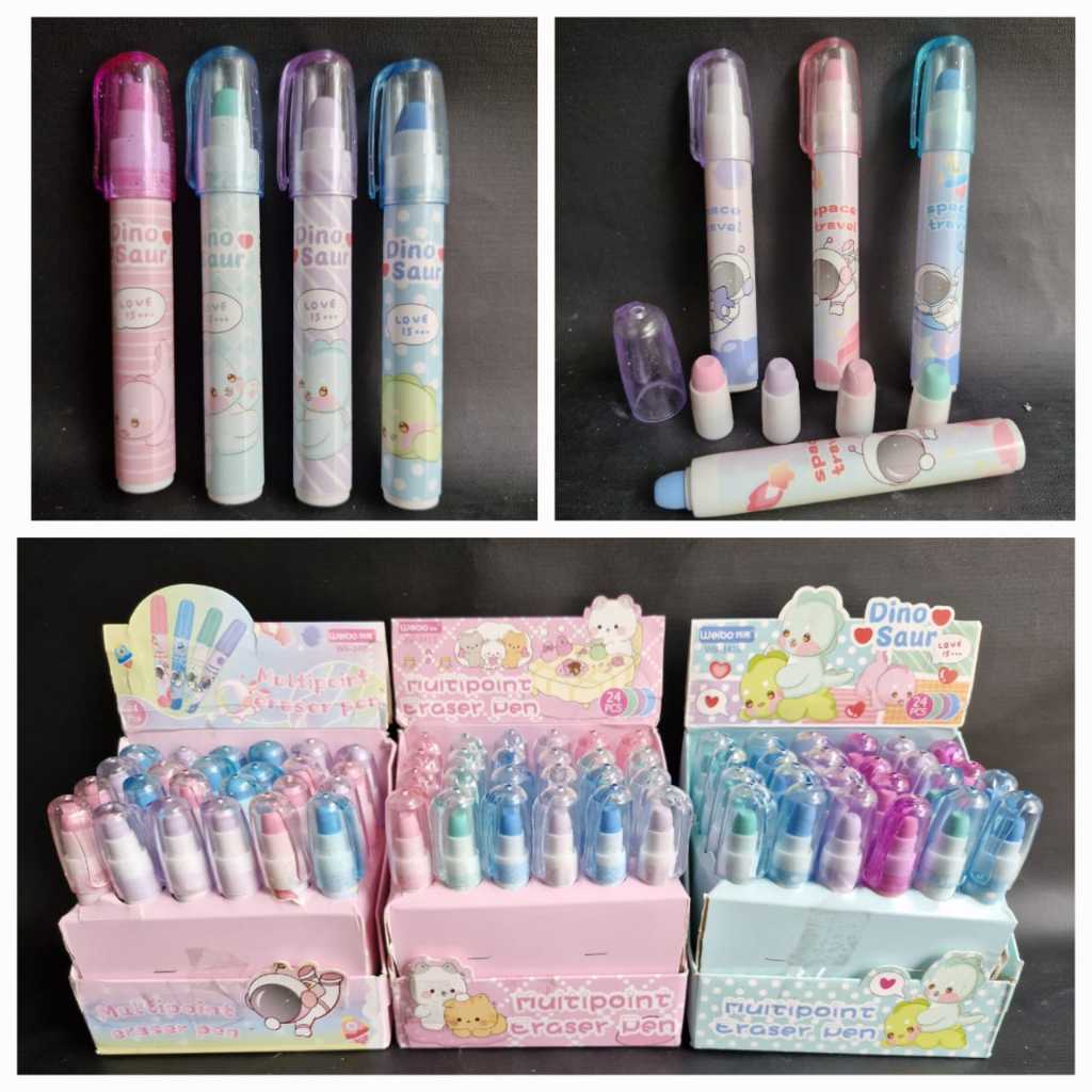 

penghapus pensil susun fancy Motif Karakter