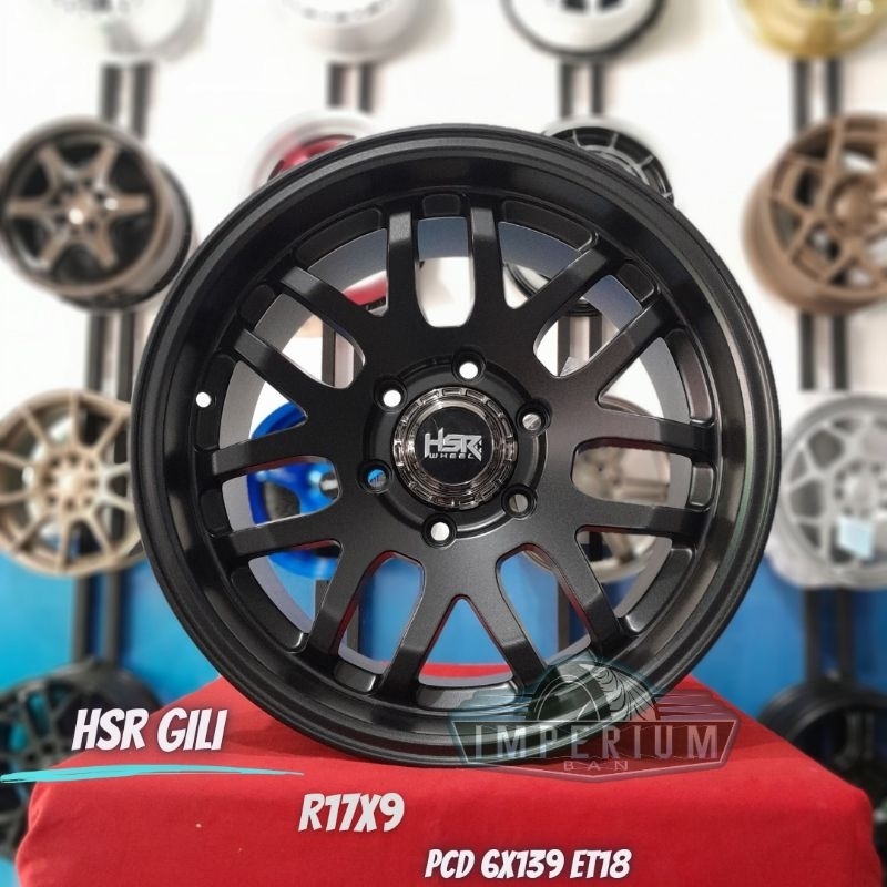 Velg Mobil Hsr Original Gili Ring 17 Pcd 6x139 Triton Bt50 Tragah Panther Hiace Hilux L200 Dll