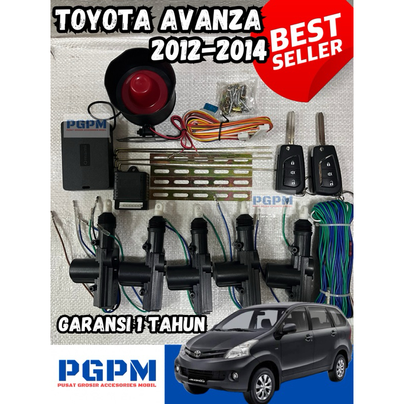 Alarm Central Lock Avanza 2012-2014 Garansi 1 Tahun