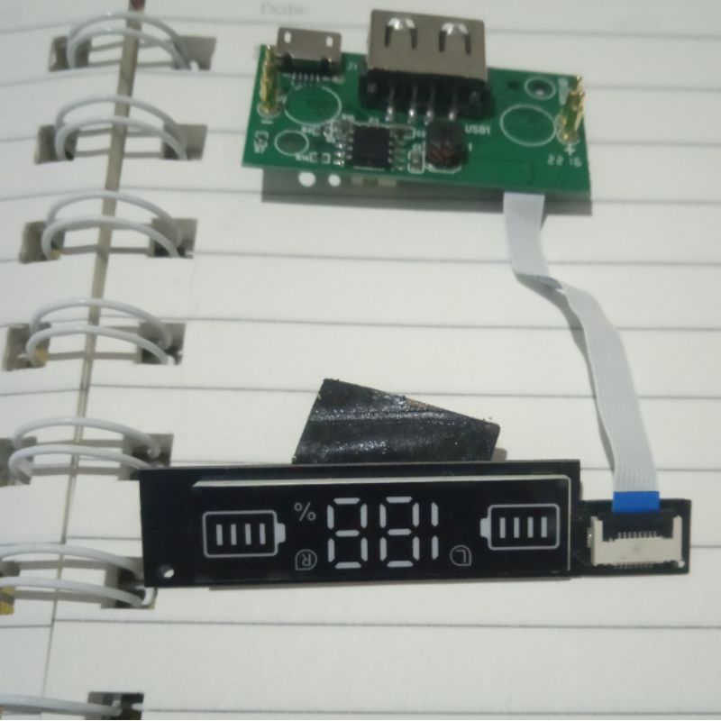 Modul Powerbank Bekas TWS 3.7V - 5V | Modul Pengisi Daya Baterai DIY