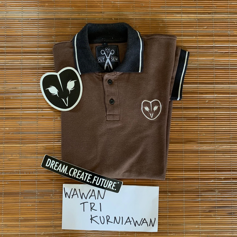 WTS: Kemeja Kerah Polo Shirt Dreambirds Artwear "Frank Polo" Original 100%