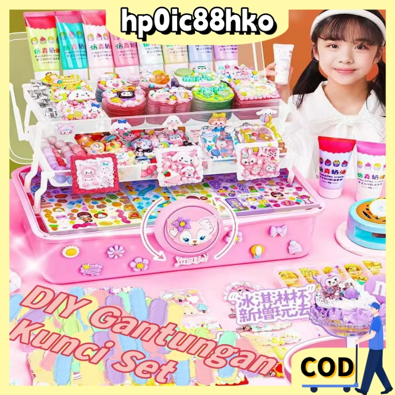DIY Gantungan Kunci Guka Set Akrilik  DIY Gantungan Kunci Deco Cream