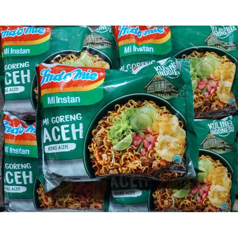 

Indomie Mi Instan / Mi Goreng Aceh 5pcsx90gr