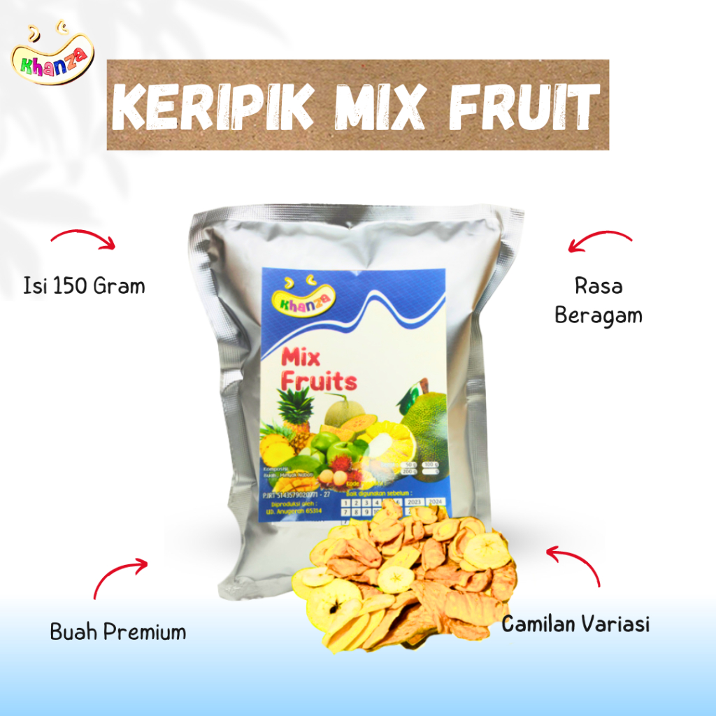 

MIX FRUIT Kualitas SUPER 150 Gram Khas Kota Wisata Batu