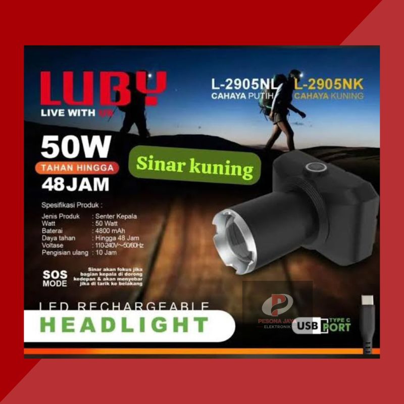 Senter Kepala Luby L-2905NK