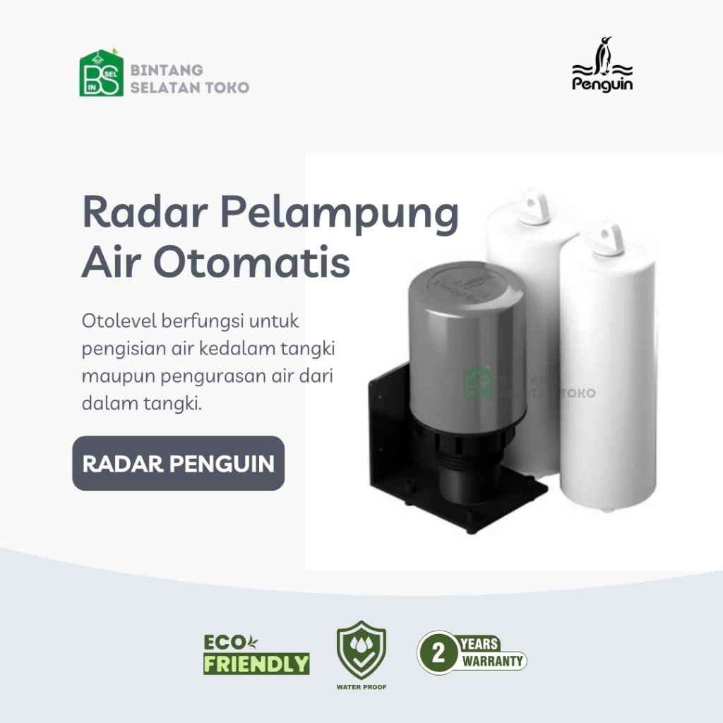 Radar Pelampung Air Otomatis Otolevel Toren Penguin