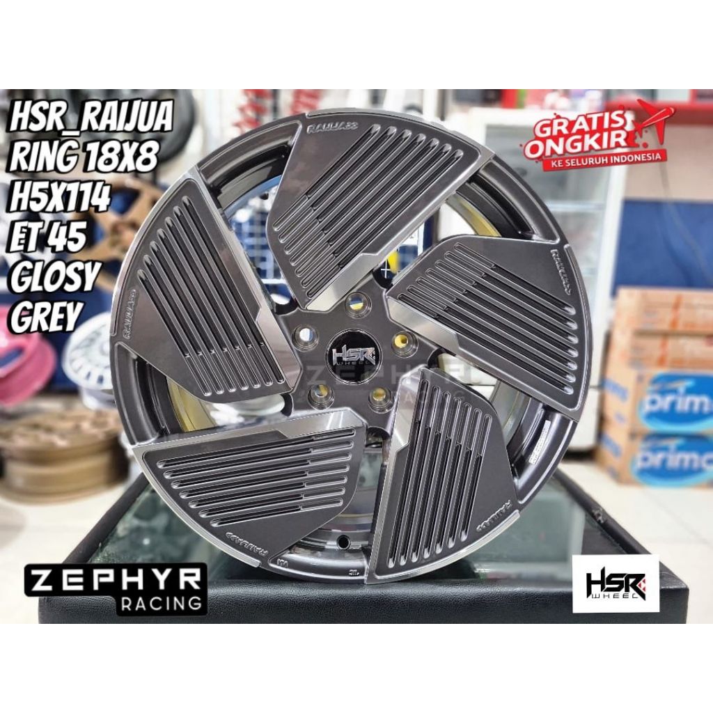 velg mobil ring 18 delica, expander. alpard, rush hsr type raijua r18