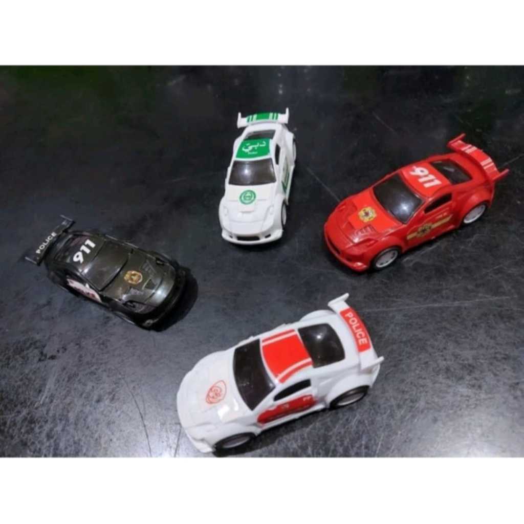mainan mobil polisi military / mainan mobil polisi militer polisi full backk isi 4pcs