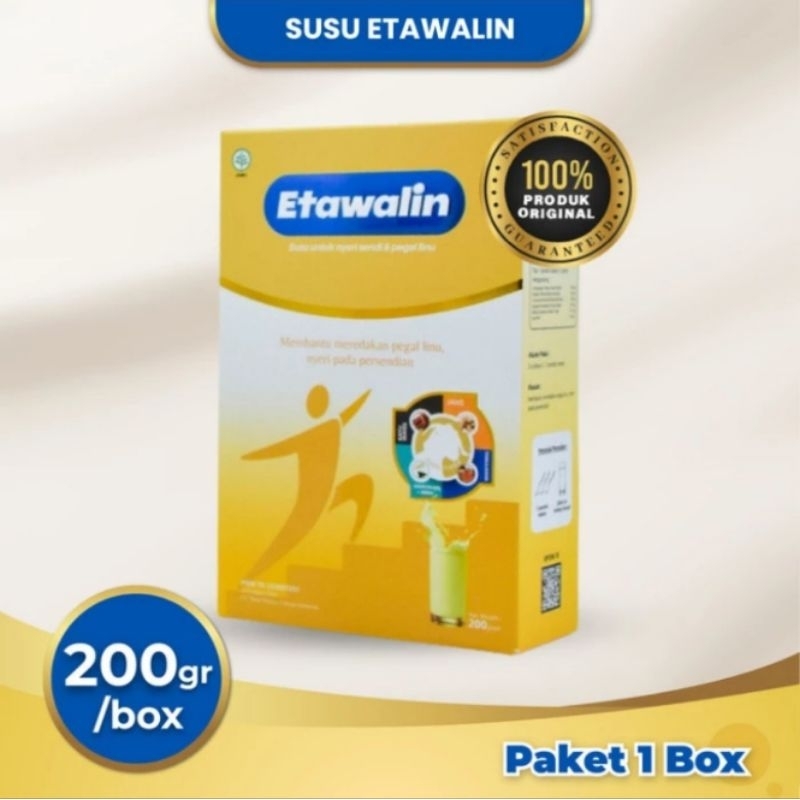 

Etawalin Susu Etawa Original Atasi Nyeri Sendi dan Asam Urat 1 Box - 1 Box