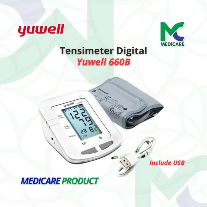 Tensimeter Digital Yuwell 660B + USB