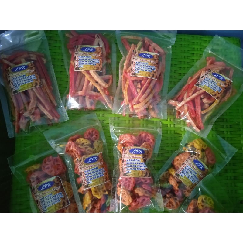 

kerupuk seblak beton pedas dan gurih 200g