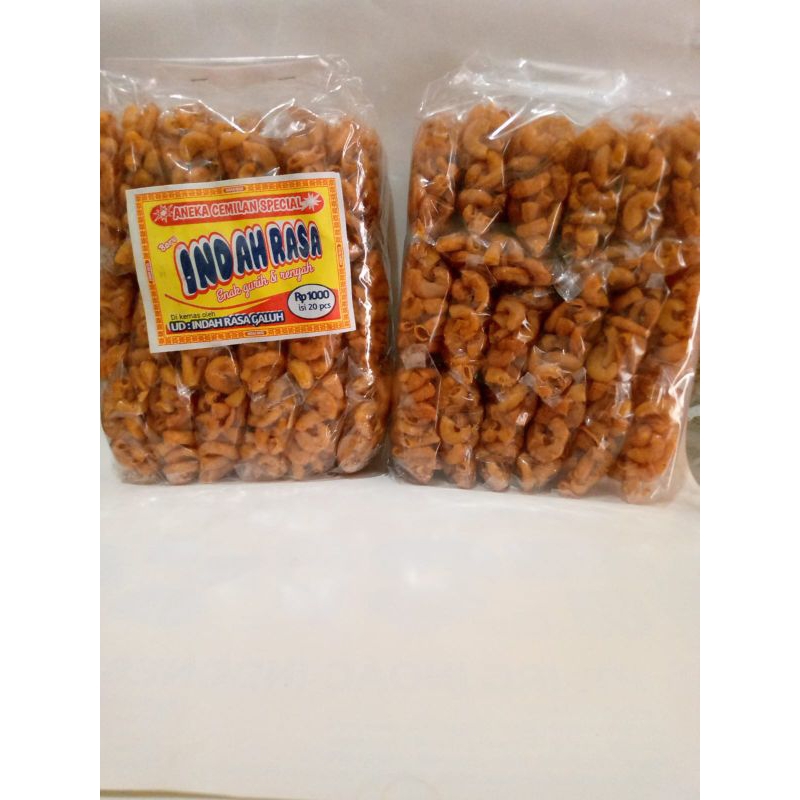 

Makroni bantat pedas level dewa 1 pack isi 20 pc (360gr)