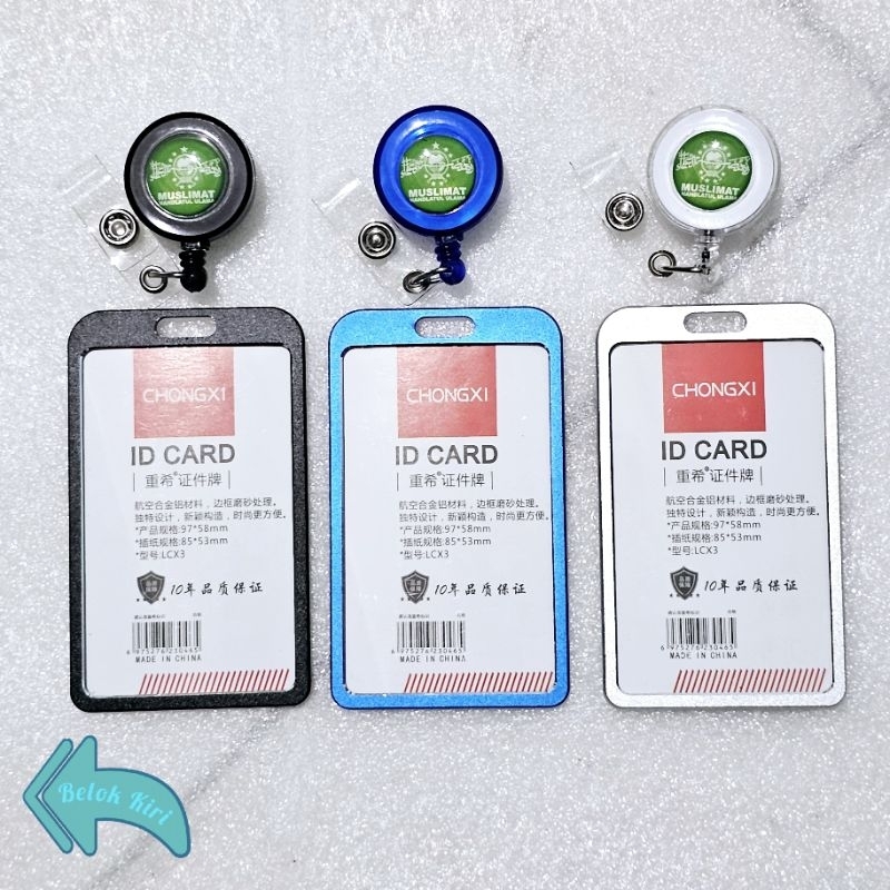 

Tempat Kartu Id Card Aluminium + Yoyo Logo NU