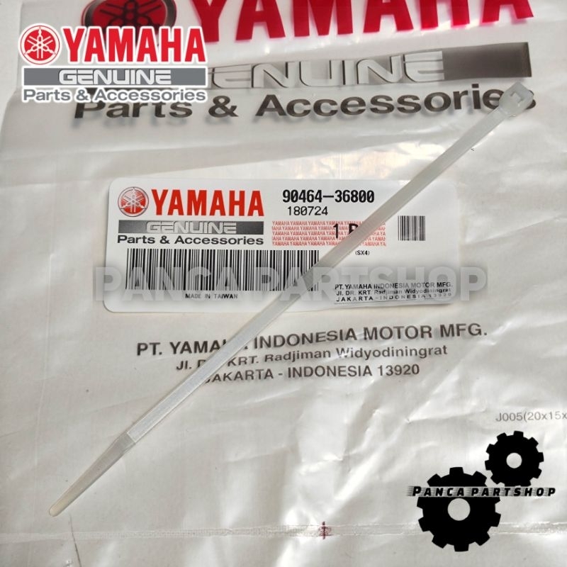 KABEL TIS ORIGINAL YAMAH ORI YGP TALI KREK KLEM PLASTIK PENGIKAT ZIP TIE PUTIH 90464-36800