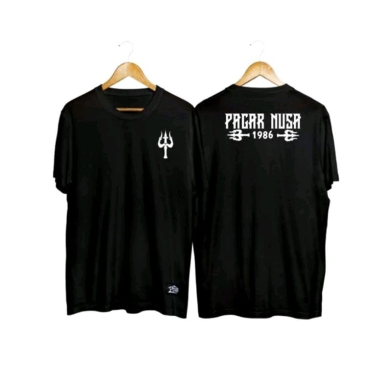 KAOS PAGAR NUSA 1986 SIMPEL LOGO DEPAN SILUET TRISULA