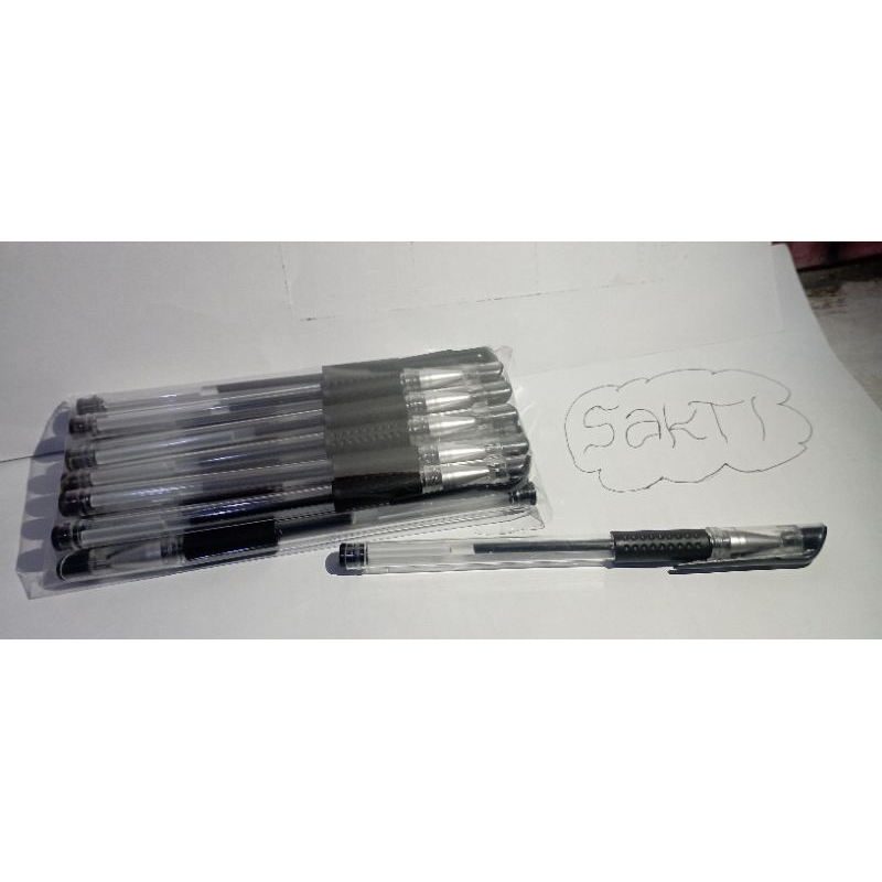 

Pulpen Mimigel tinta hitam 0,5 bisa direfill