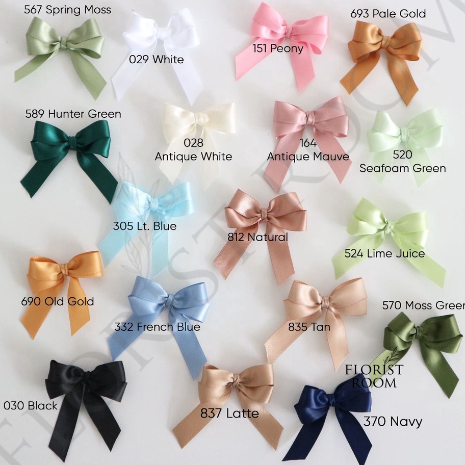 

SPESIAL BULAN INI Pita Satin Double Face 15cm x 2yard Satin Ribbon