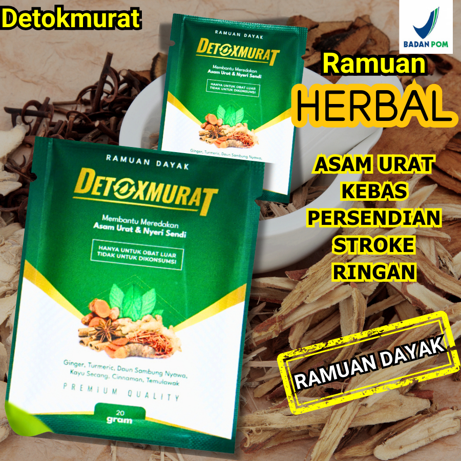 Rendaman kaki ramuan dayak-Detoxmurat solusi asam urat kolesterol tinggi-Terapi Herbal untuk kaki