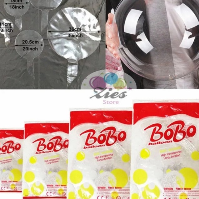 ORDER balon bobo pvc 18inch  balon transparan  balon bening perpack isi 5