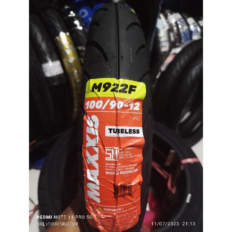 Ban Maxxis Depan Ring 12 New Scoopy/Ban 100/90-12 Maxxis/Ban Maxxis Tubles Depan Frigo/Ban Depan New