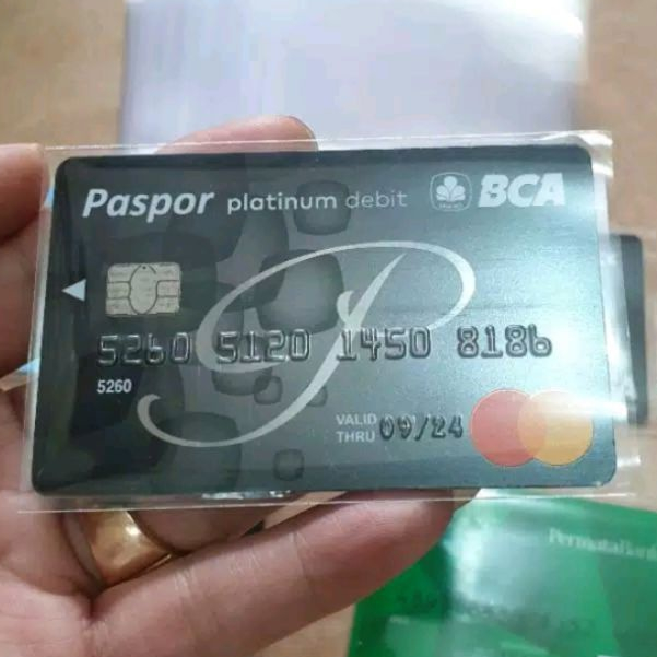 

Plastik pelindung Kartu ktp visa sim Cover pelindung