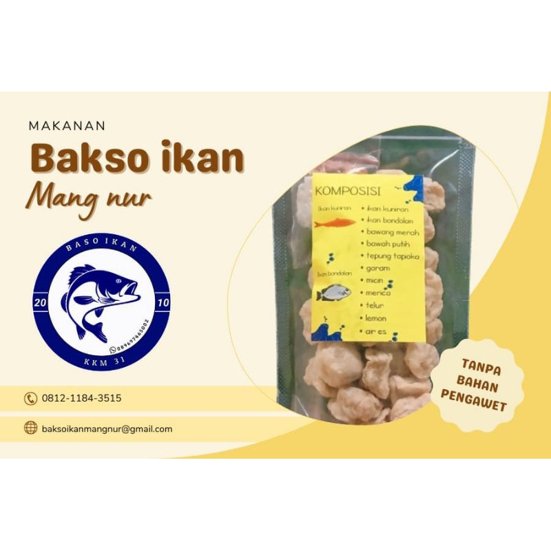 

bakso ikan mang nur