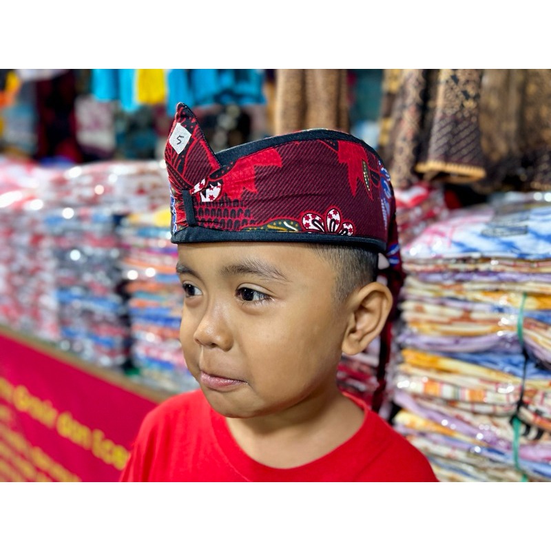 BLANGKON MADURA / UDENG BLANGKON ANAK2 DAN DEWASA  / BLANGKON SAKERA MADURA / BLANGKON TALI