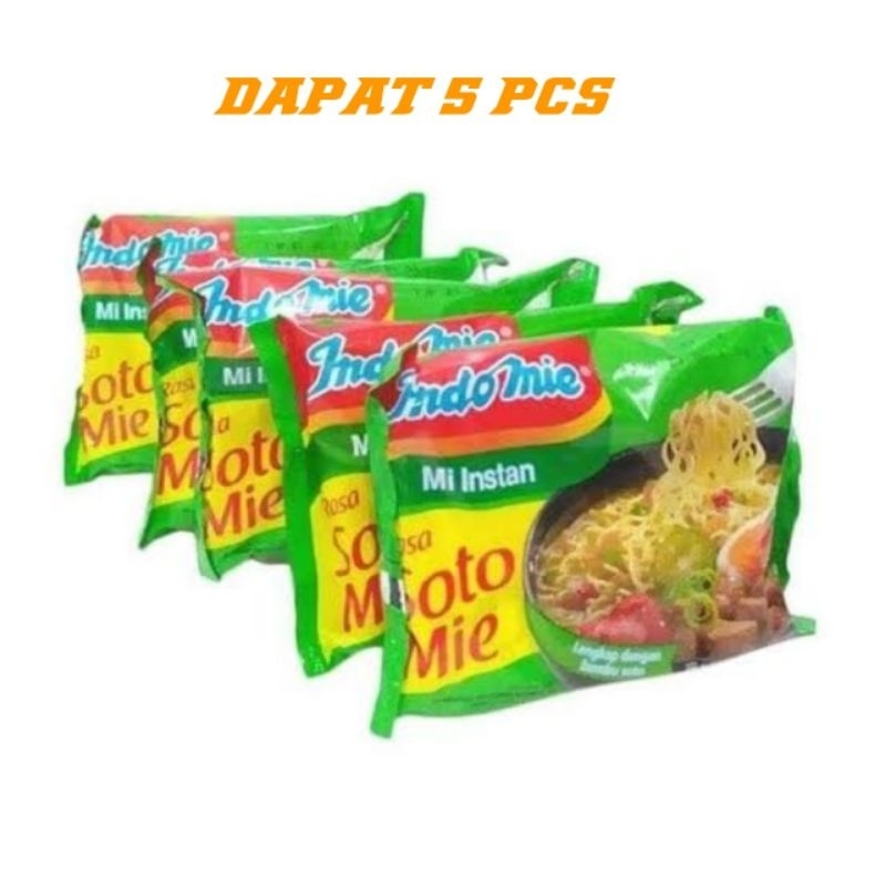 

5 PCS-INDOMIE KUAH SOTO MIE